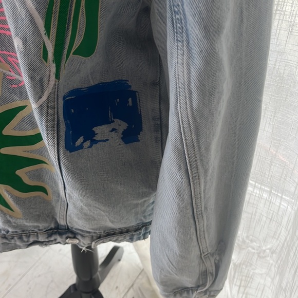 Super cool Zara Jean jacket NWT - Picture 4 of 12